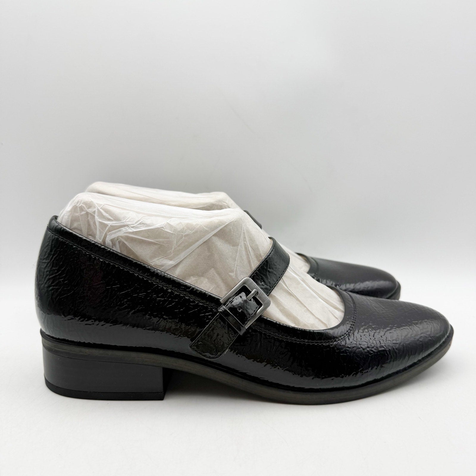 Soul Naturalizer Womens Ramona Mary Jane Flats US 8.5 Wide EU 39 Black NIB