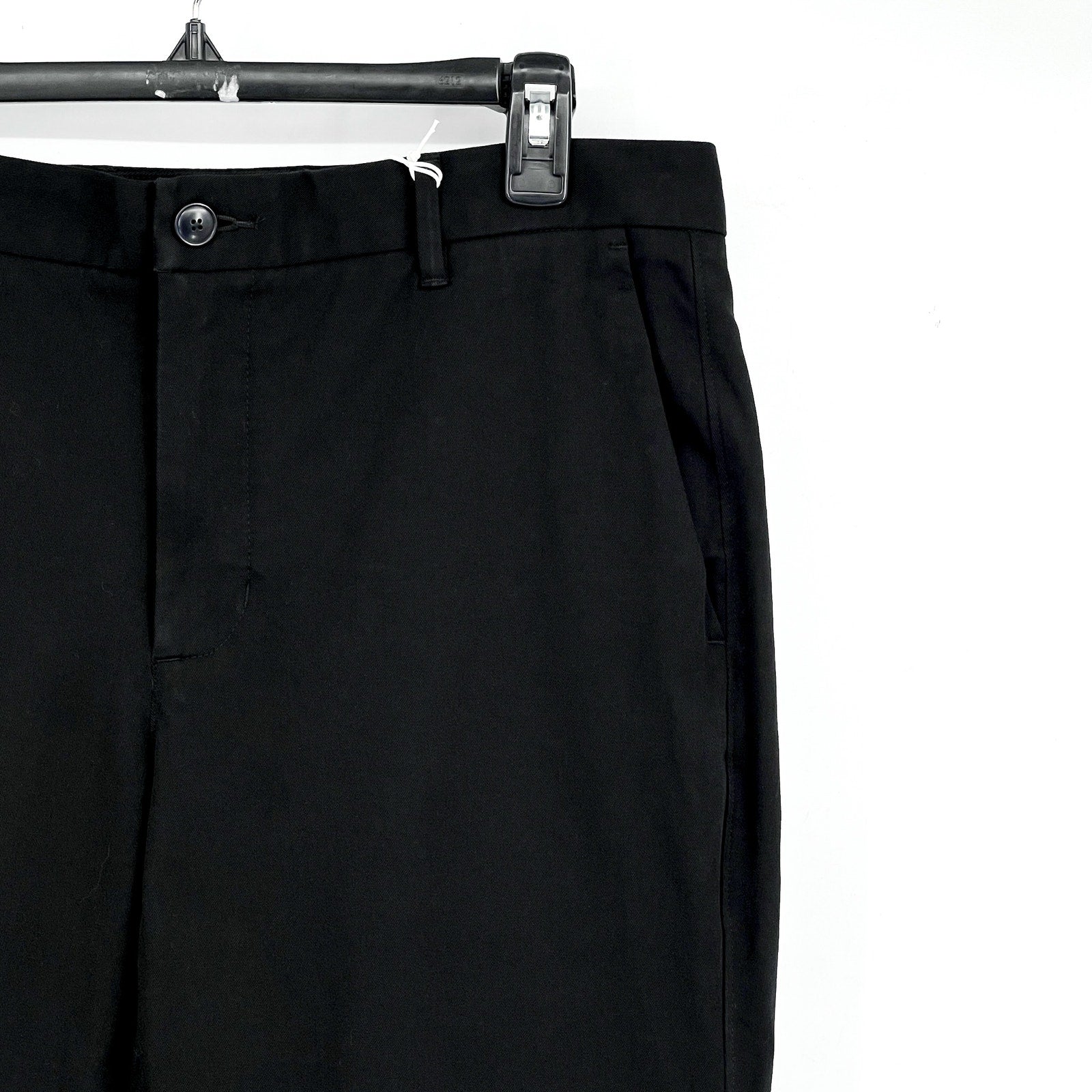 EVERLANE Men's Uniform Performance Chino Pants 38x32 Black Slim Fit NWT