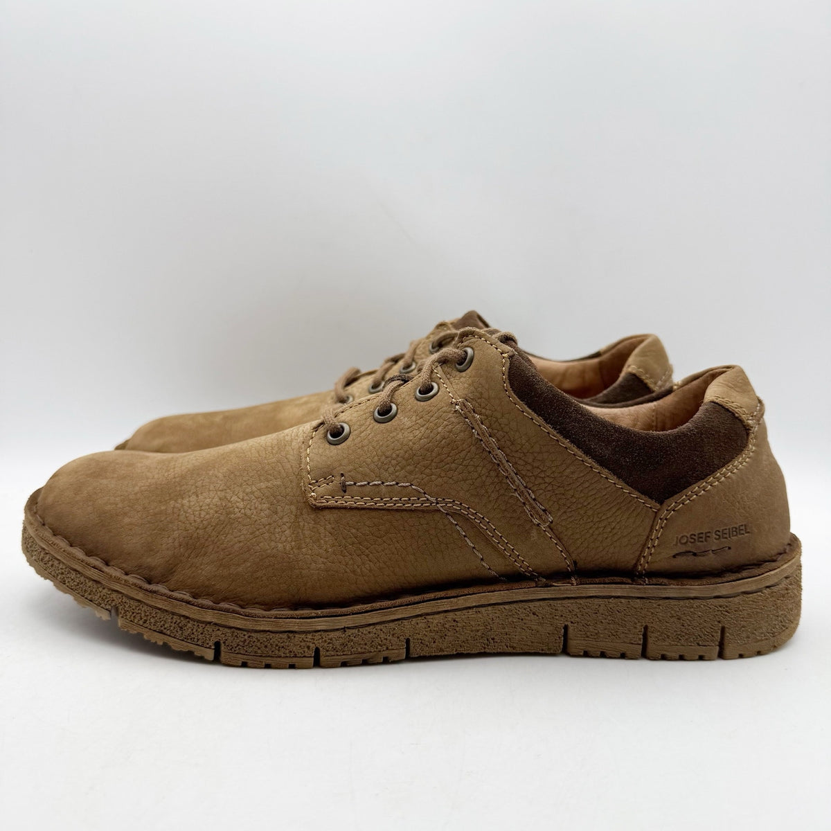 Josef Seibel Mens Ruben 02 Ankle Booties EU 43 US 9.5-10 Brown Suede NIB
