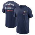 NIKE Mens Houston Astros City Connect 2-Hit T Shirt Small Atlas Blue NWT N19944B