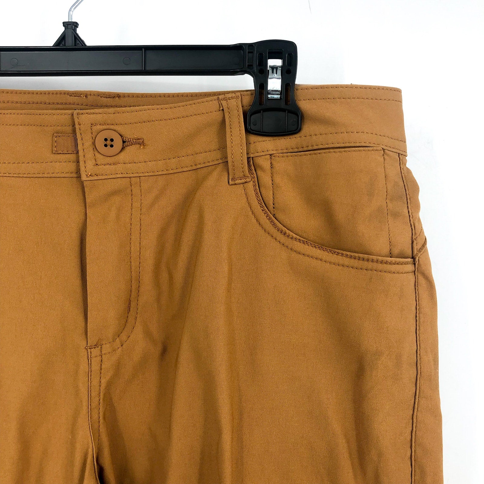 PRANA Women's Halle Shorts Size 10 Tan Earthbound 7" Inseam Standard Fit NWT