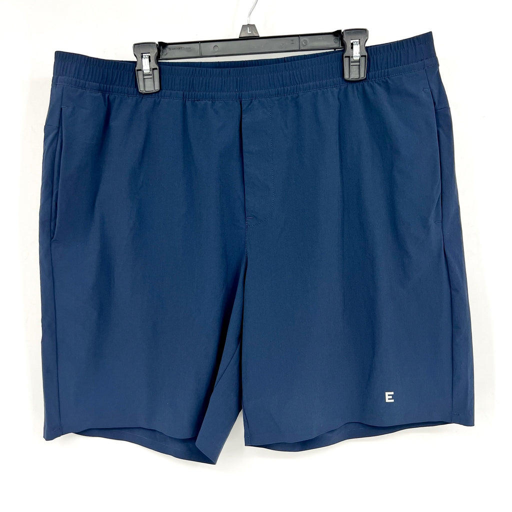 EVERLANE Men's The Sport Shorts XL Navy Blue Drawstring Casual NWOT