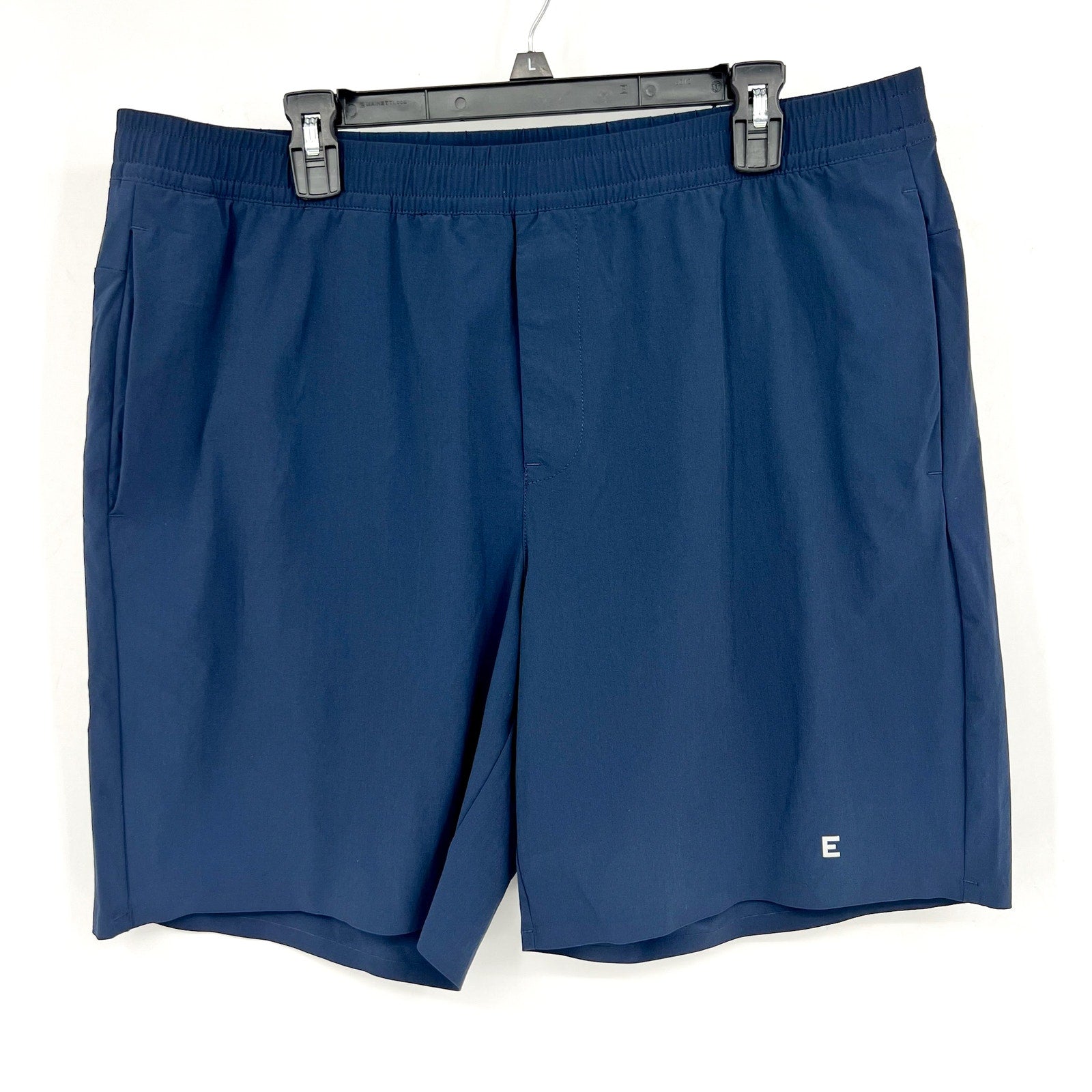 EVERLANE Men's The Sport Shorts XL Navy Blue Drawstring Casual NWOT
