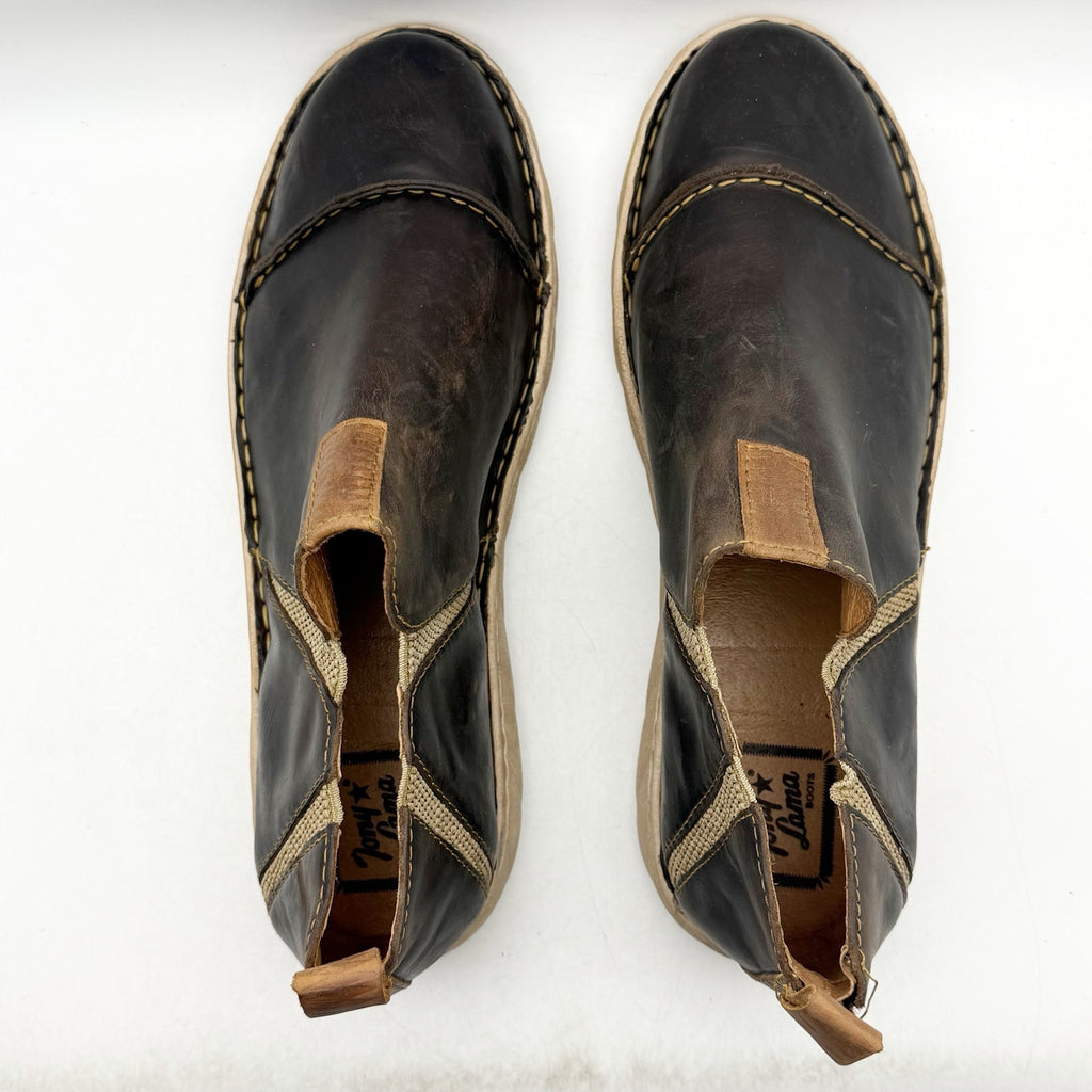 Tony Lama Mens Ankle Boots US 14 EU 47 Brown Leather NWOB