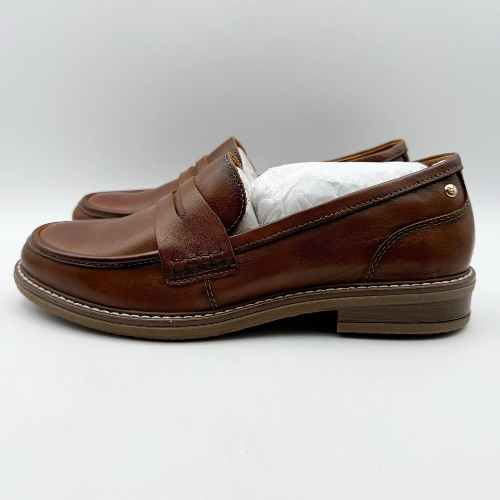 PIKOLINOS Womens Aldaya W8J-3541 Loafers EU 41 US 10.5 Brown Leather NWOB