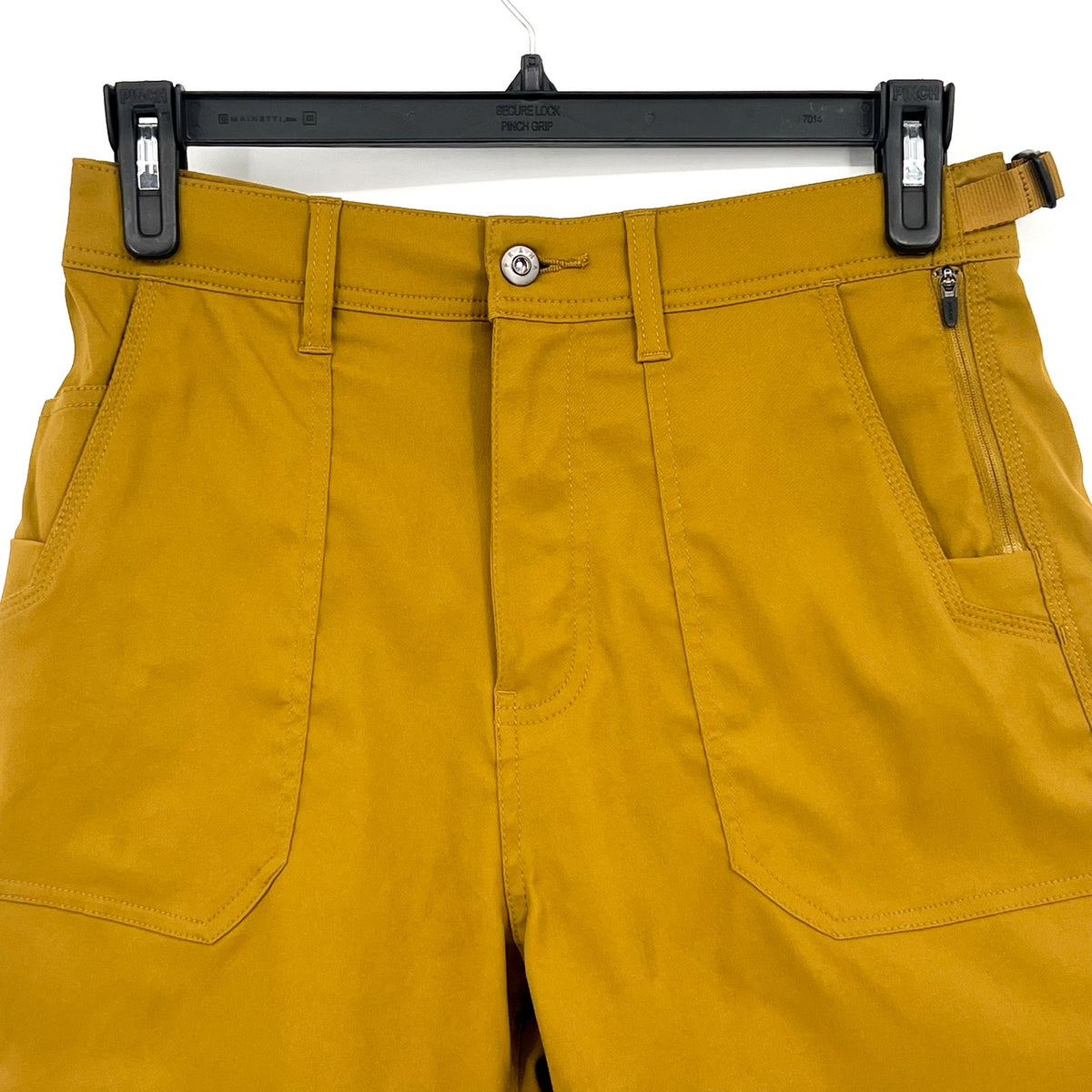 PRANA Women's Stretch Zion Cargo Shorts Size 10 Retro Olive Green 5" Inseam NWT