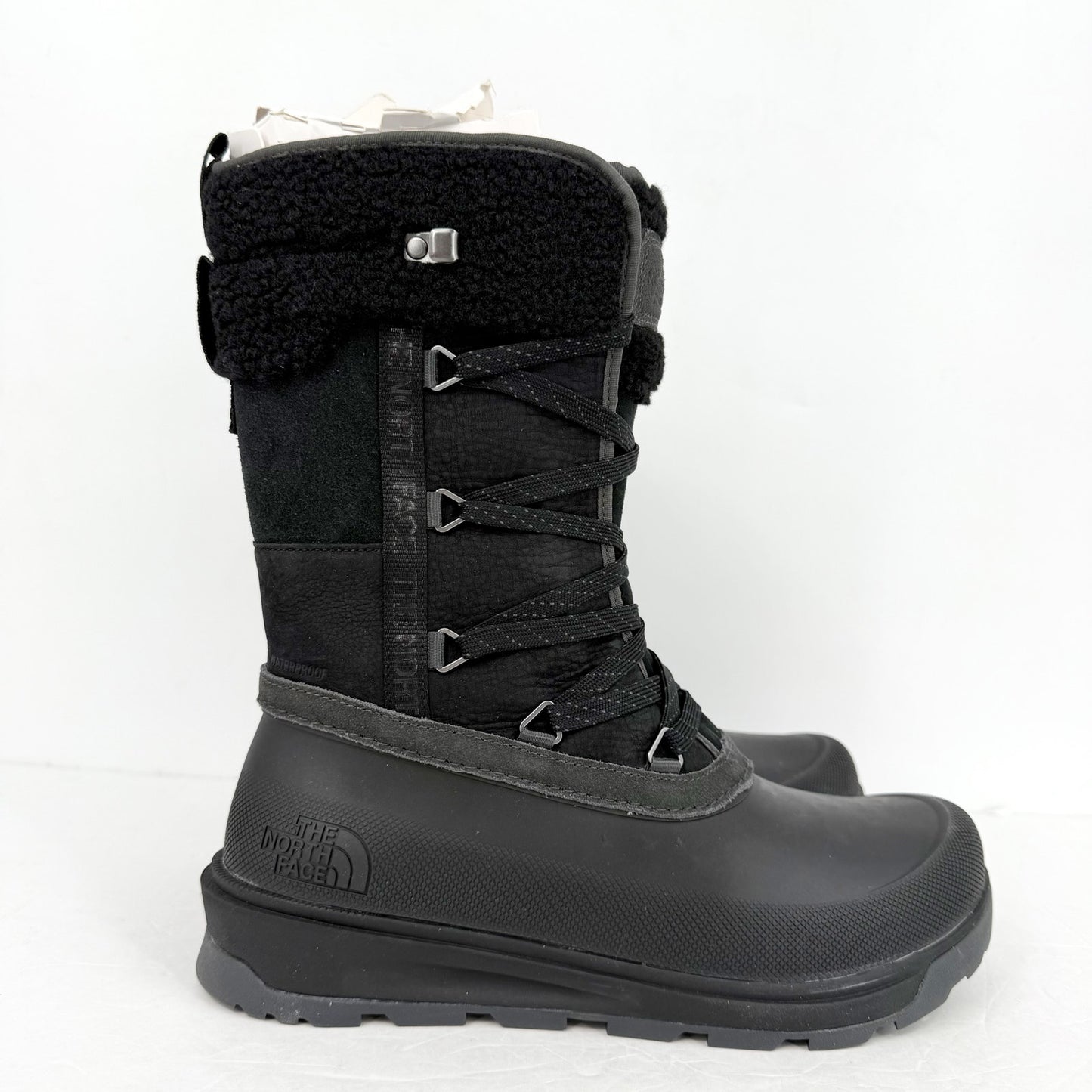 The North Face Womens Shellista V Mid Winter Boots US 6.5 Black WP Insulated NIB
