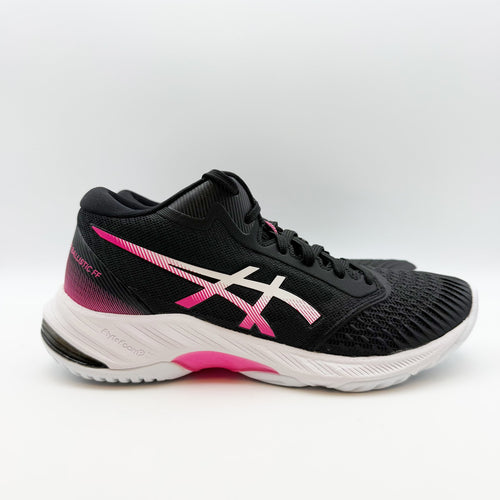 ASICS Womens Netburner Ballistic Ff Mt 3 Volleyball Shoes US 7 Black Pink NWOB