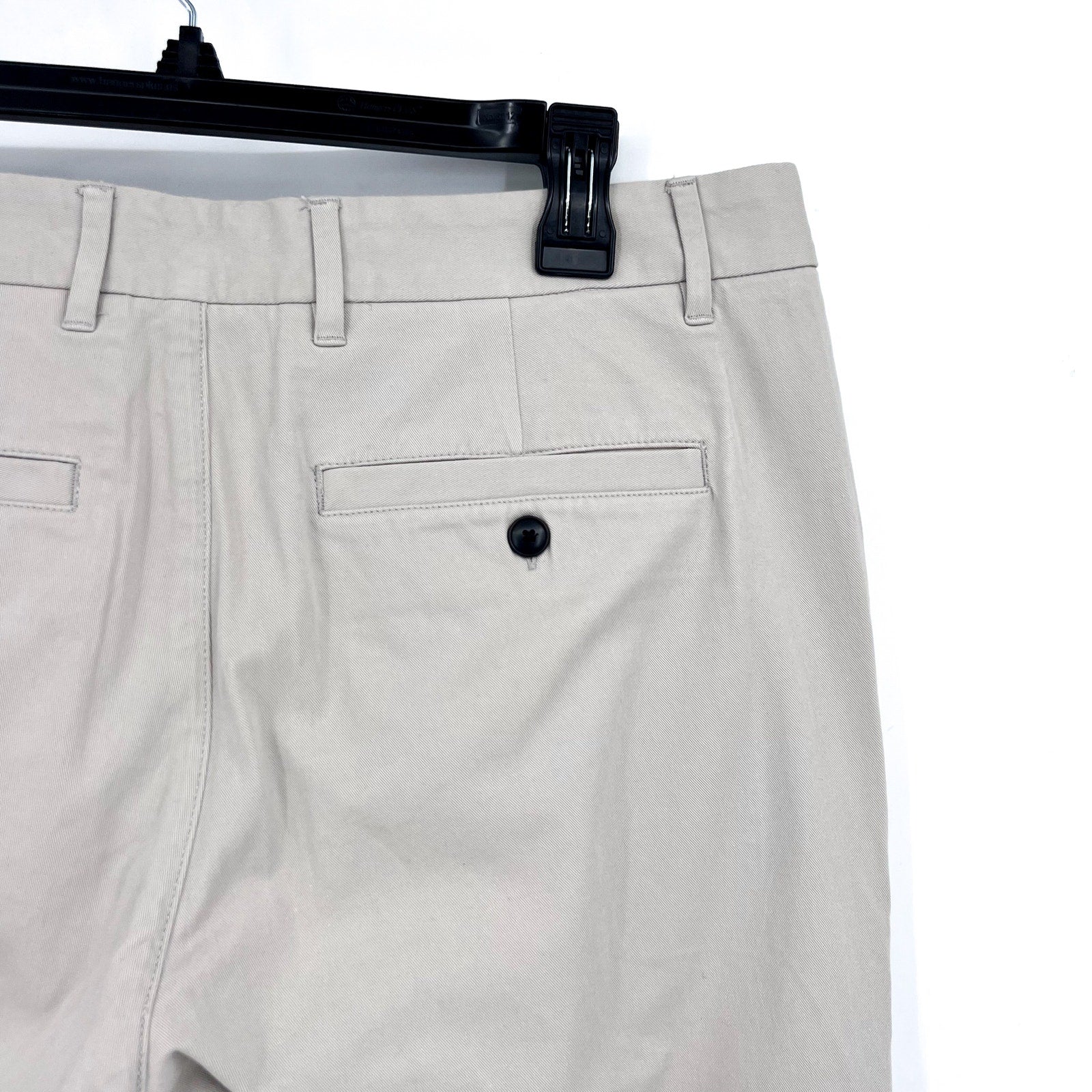 EVERLANE Men's Uniform Performance Chinos 33x32 Stone Gray Slim Fit Pants NWT