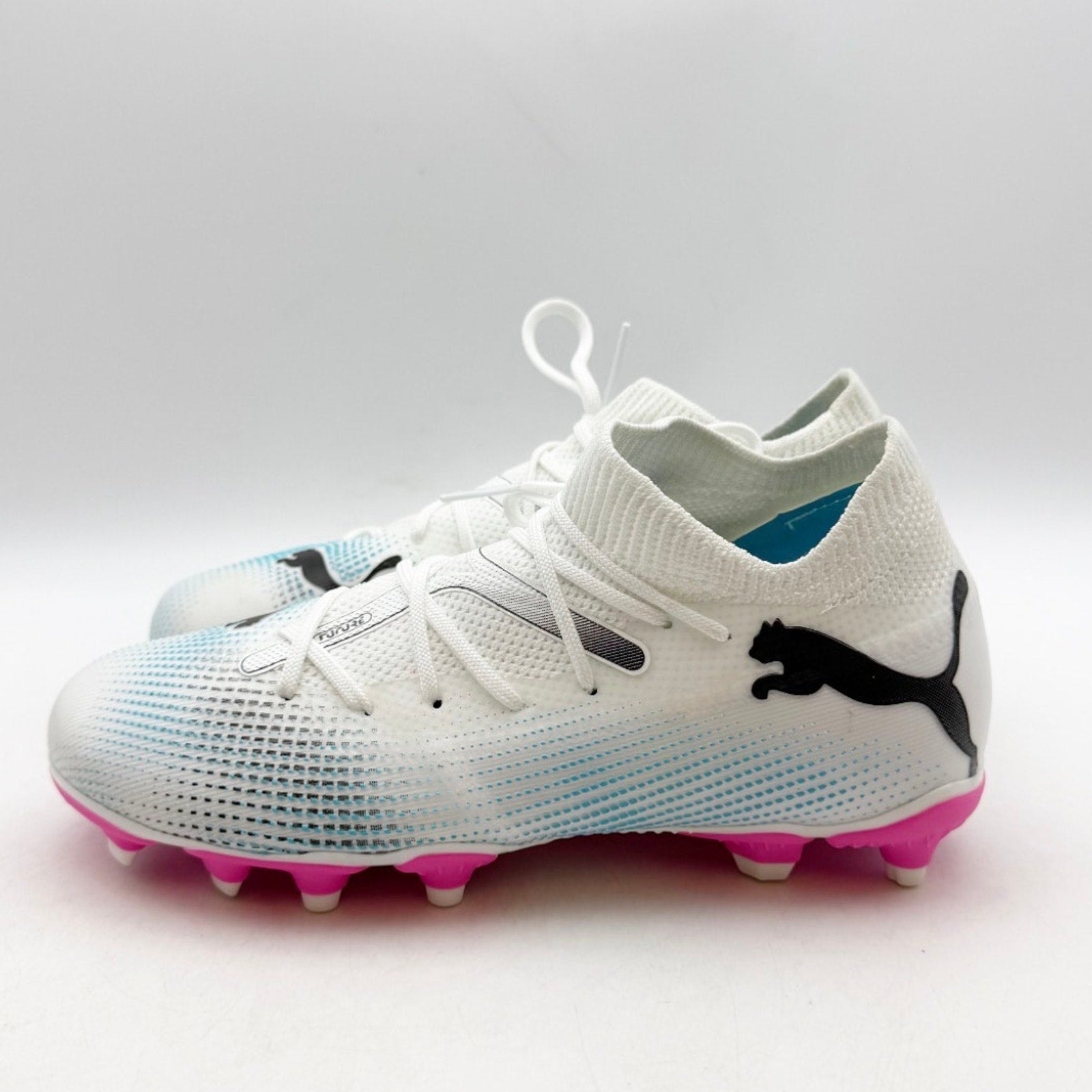 PUMA Kids Future7 Match FG/AG Soccer Cleats Size 3 White NWOB