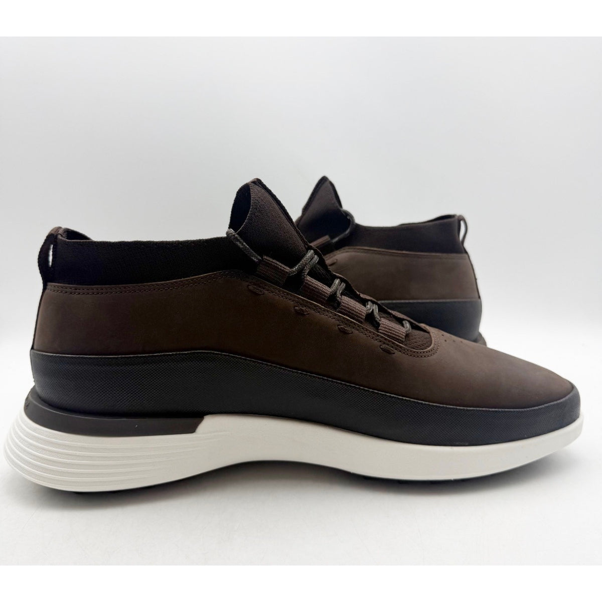 Wolf & Shepherd Mens Crossover Mid WTZ Sneakers Size 11 Dark Brown Leather NWOB