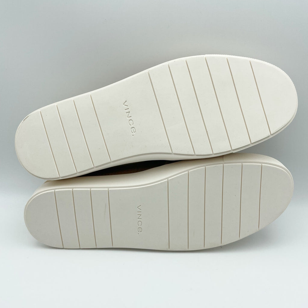 Vince Womens Blair Flats US 9 M EU 40 Tan Suede Slip on Casual Sneaker NIB