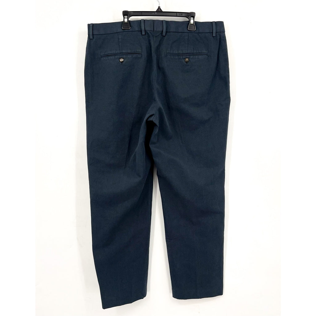 J.CREW Men's Chino Suit Pants 32x30 Blue Cotton-Linen Blend Slim Fit AX271 NWT