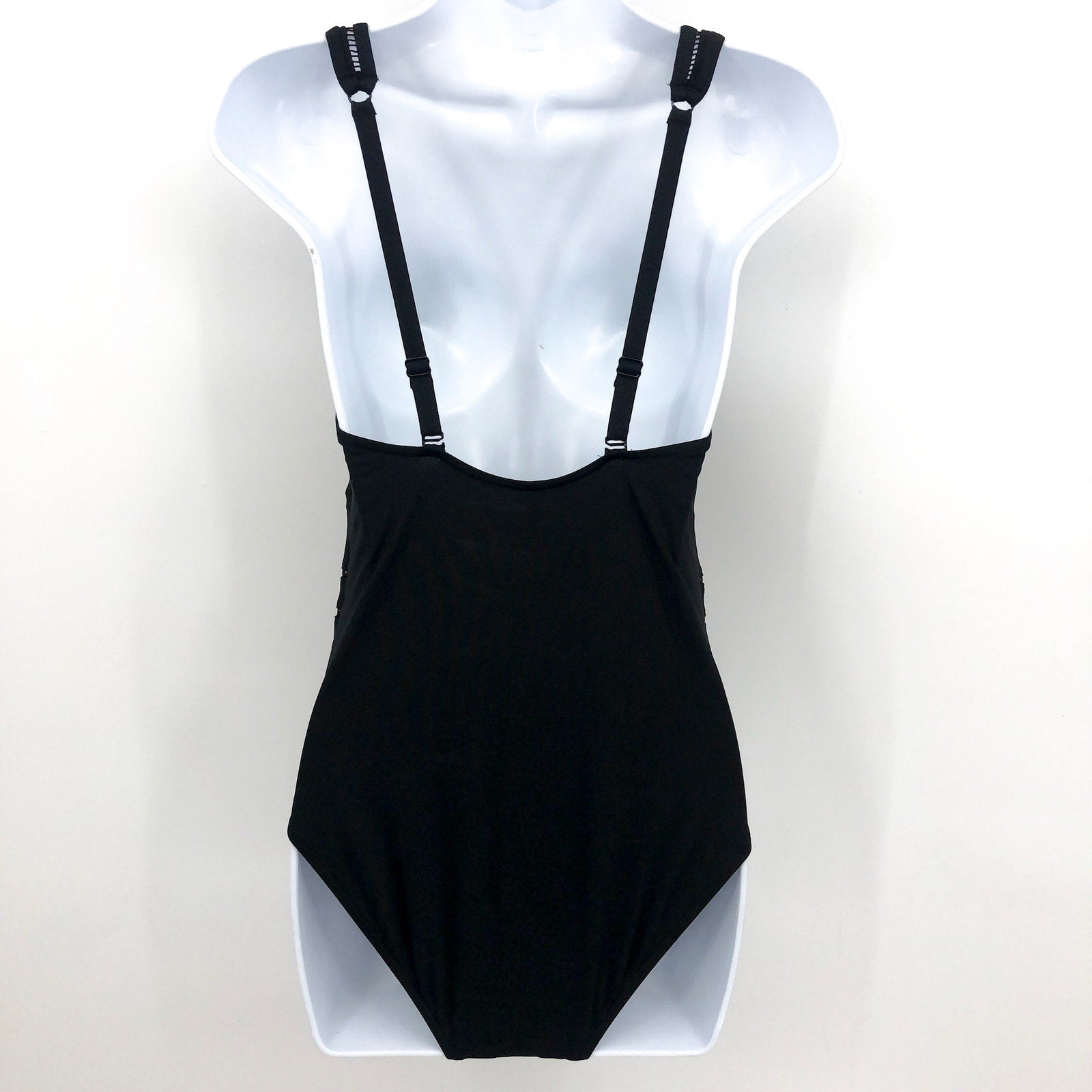 SEA LEVEL SWIM Women's One Piece Swimsuit US SIZE 6 Black Multi-fit Waist NWT