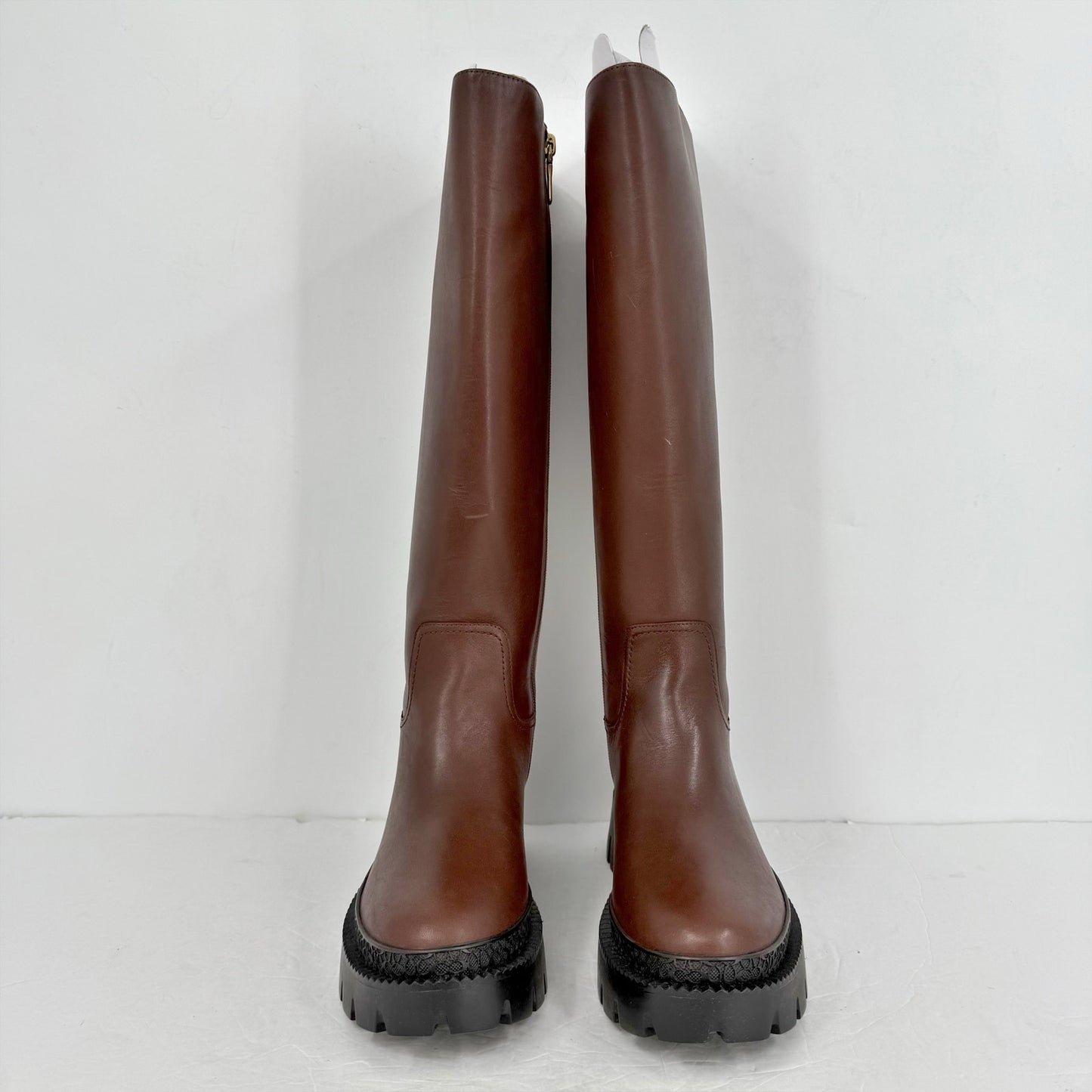 Coach Womens Julietta Knee High Boot US 6.5 B EU 37 Walnut Brown Leather NWOB