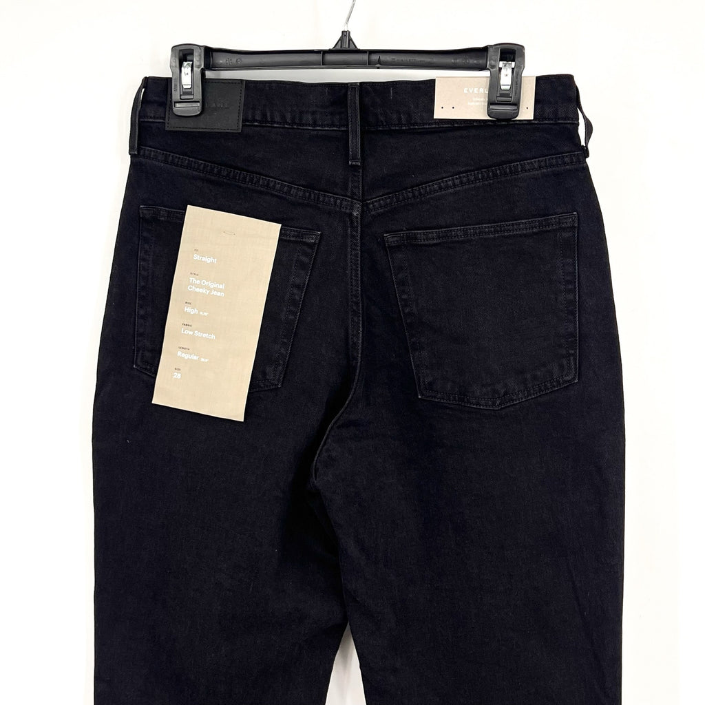 EVERLANE Women's The Original Cheeky Jeans Size 28 US 6 Reg Black Coal NWT
