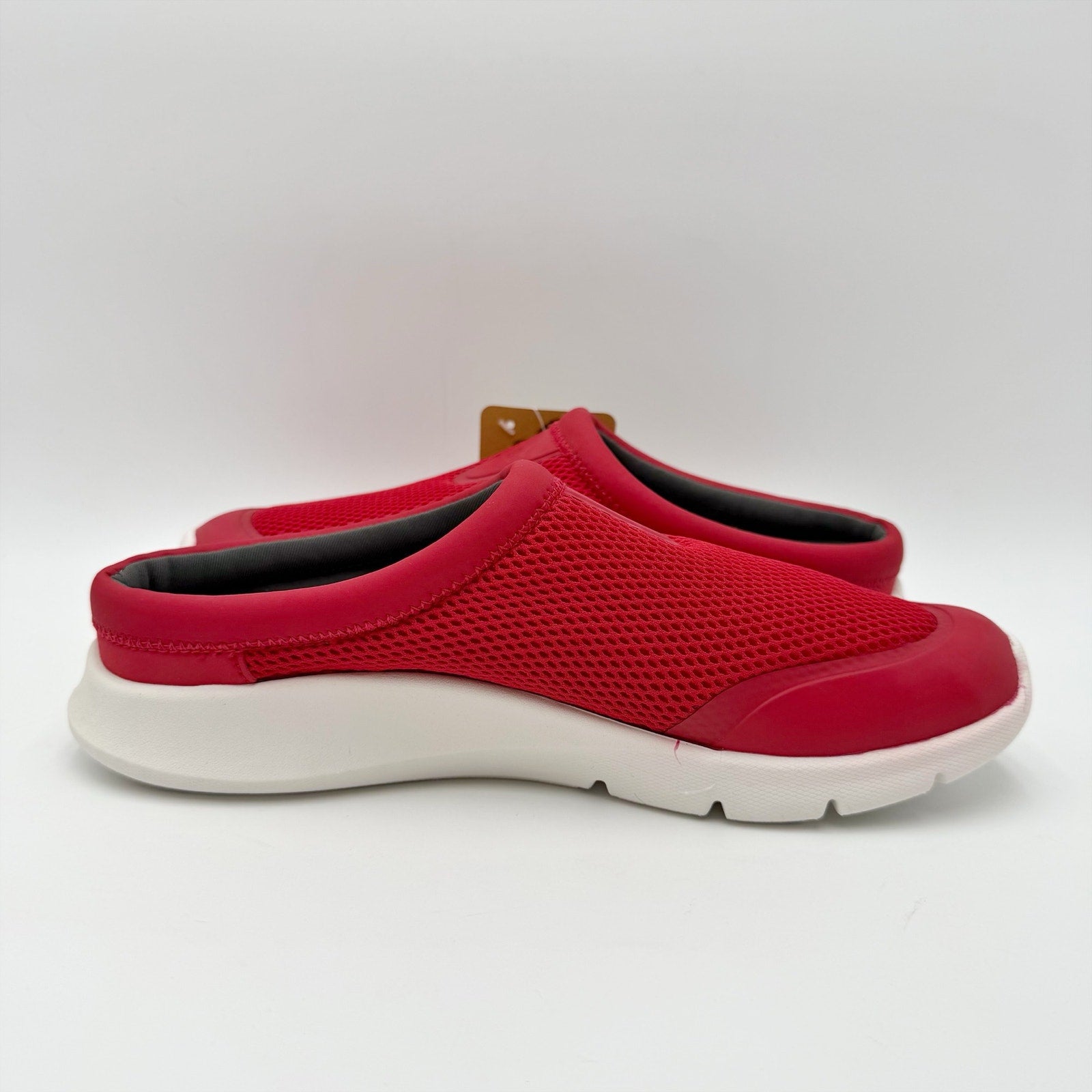 Spenco Womens Bliss Slip-on Shoes Size 8.5 M Red Casual Mules NIB
