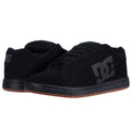 DC Mens Gaveler Low Top Skate Shoes Size 12.5 Black Casual Sneaker NWOB