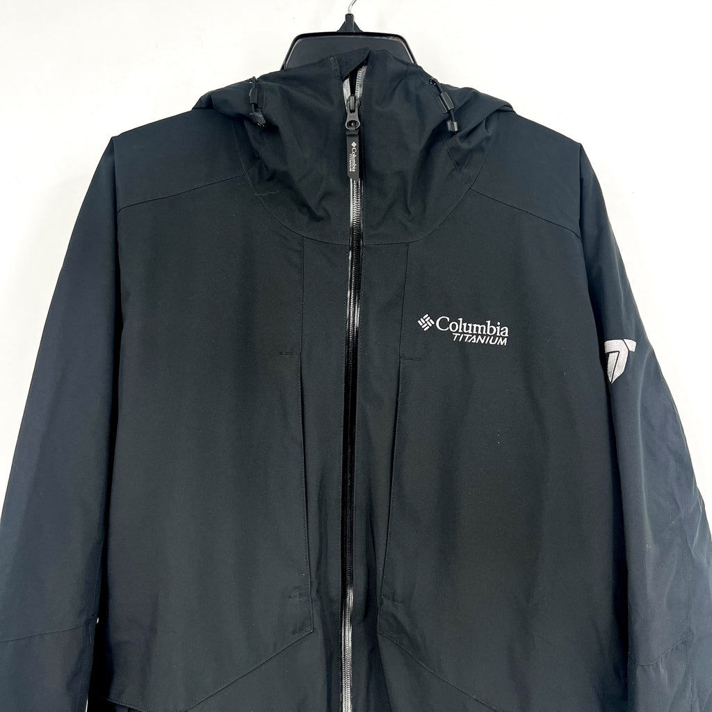 Columbia Mens Highland Summit II Jacket Small Black Waterproof Winter Coat NWT