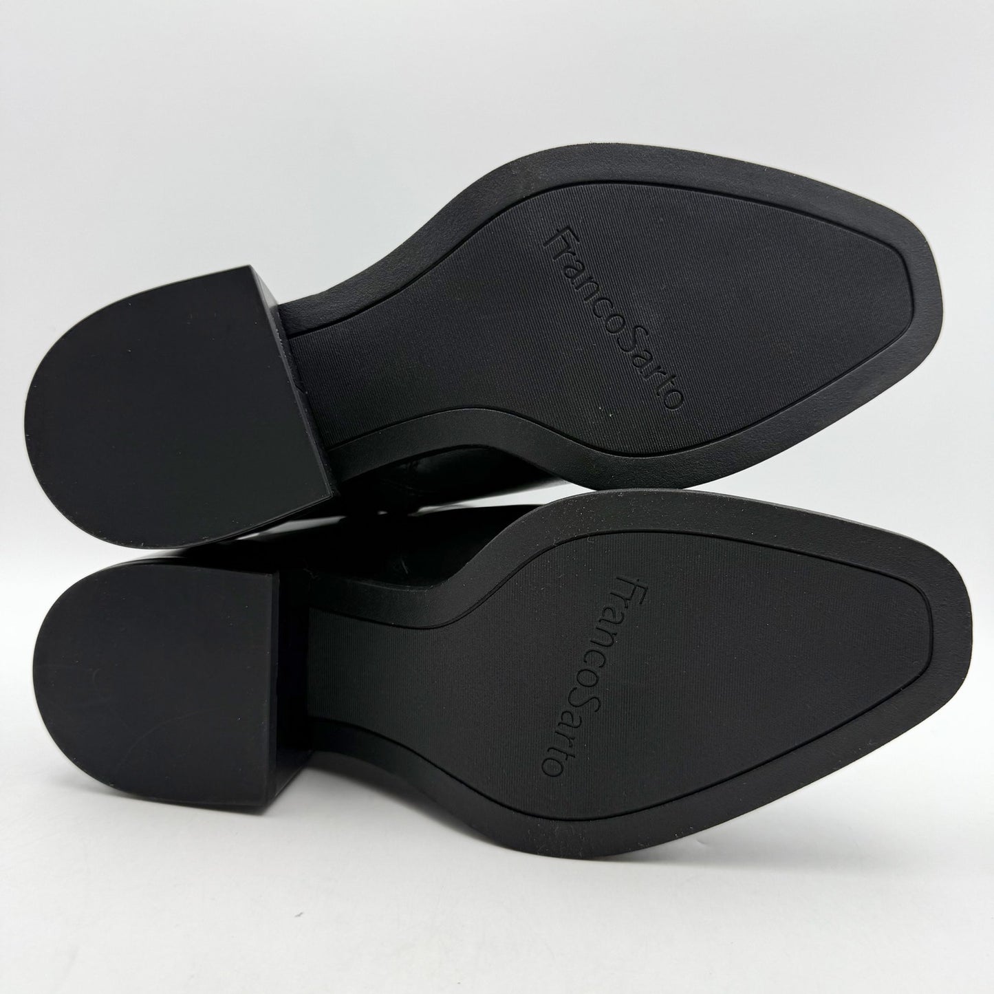 Franco Sarto Womens Dalden Ankle Boots US 6.5 M EU 36.5 Black Leather NWOB