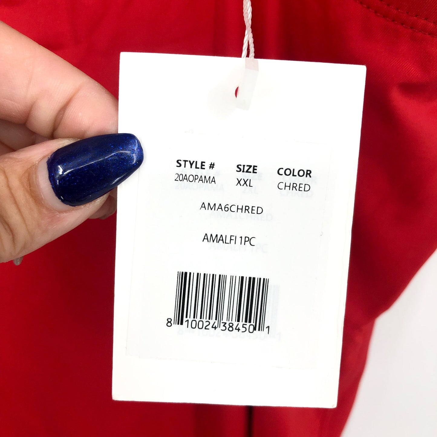 ANDIE SWIM Amalfi Classic One Piece Swimsuit XXL US 18 Cherry Red