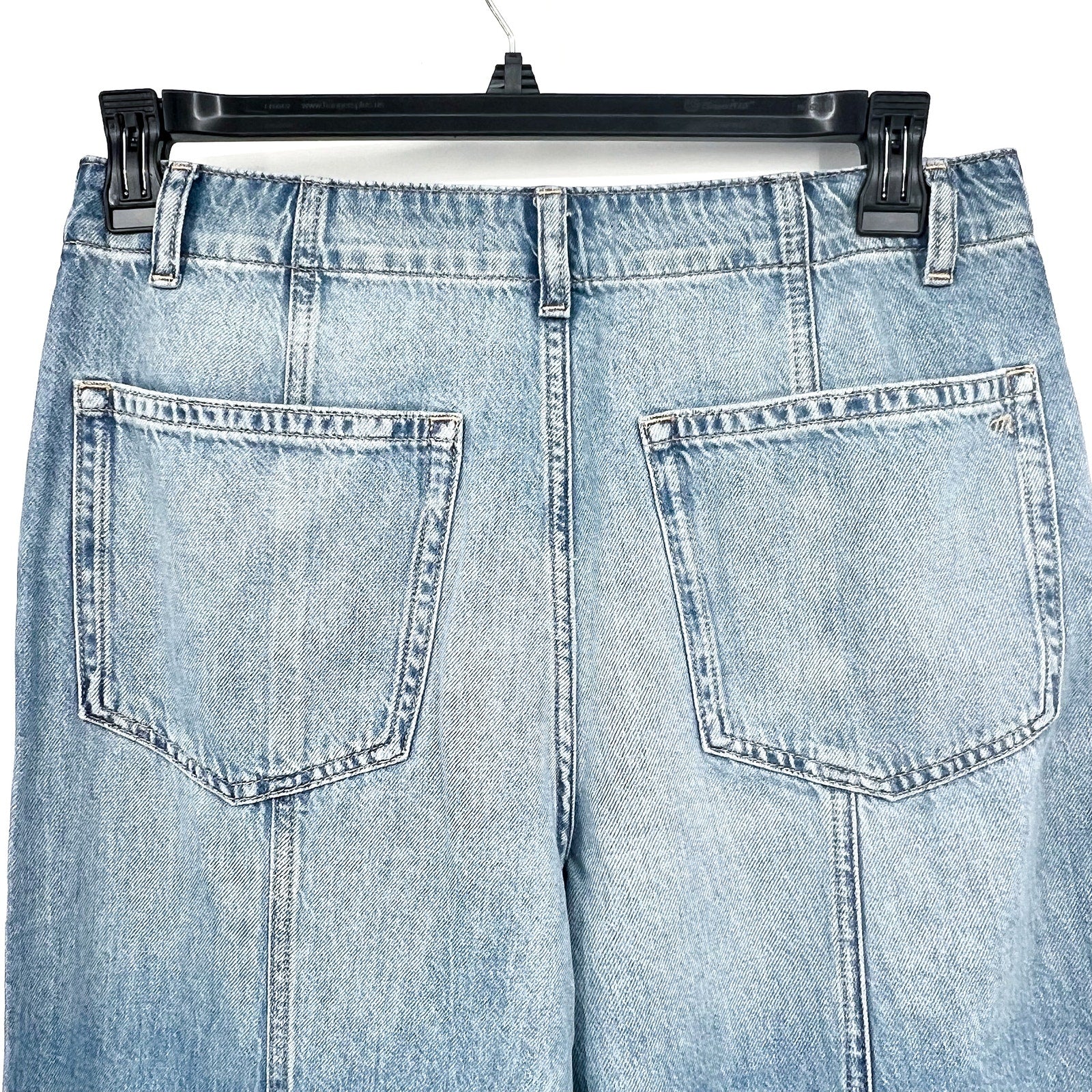 Madewell Women's Wide Sweep Trouser Jeans Size 28 US 6 Blue Robertson NV377 NWT