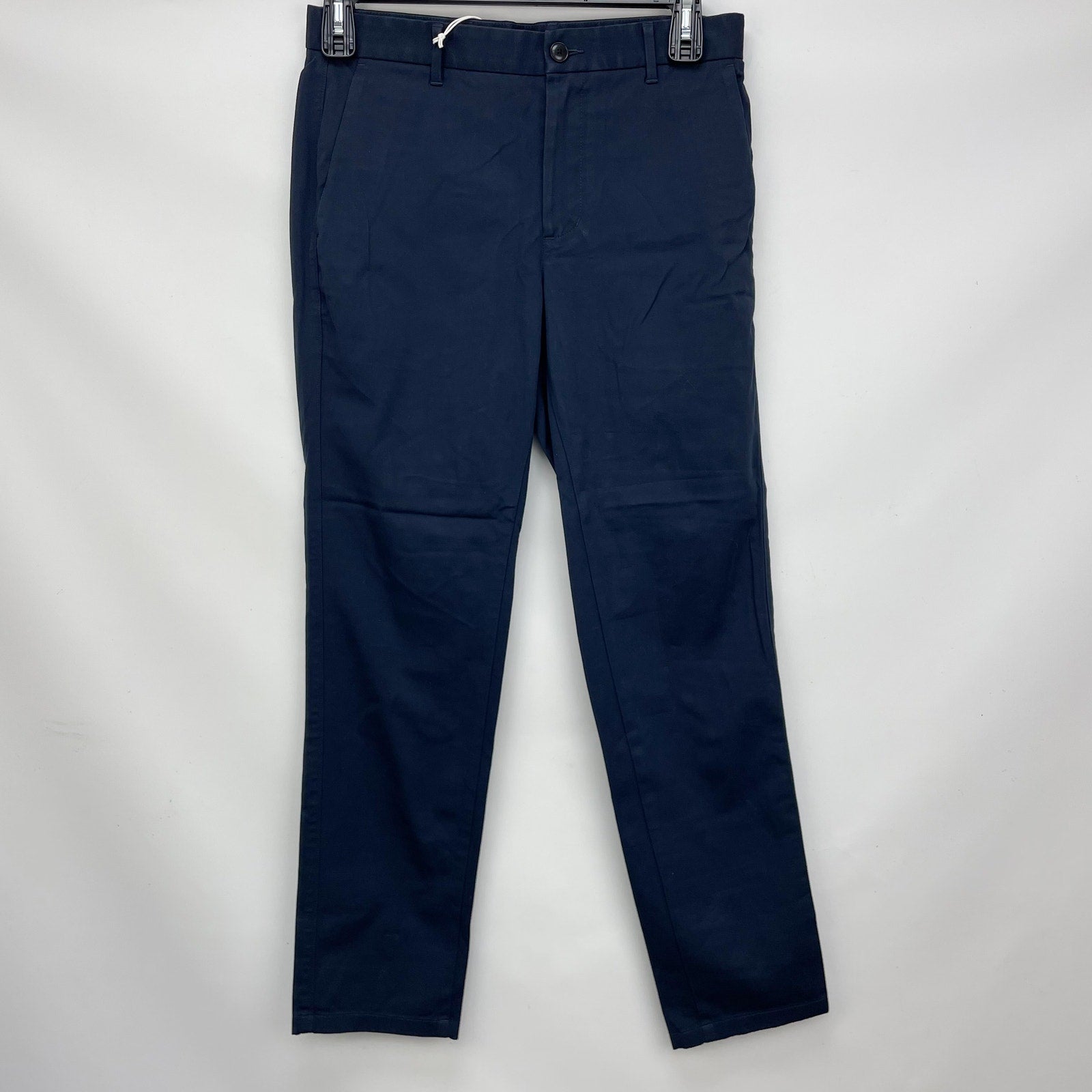 Everlane Mens Uniform Performance Chino Pants 31x30 Navy Blue Straight Leg NWT