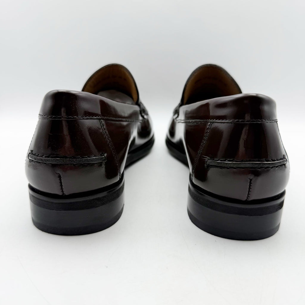 Florsheim Mens Berkley Flex Penny Loafer Size 11.5 Burgundy Brown Leather NWOB