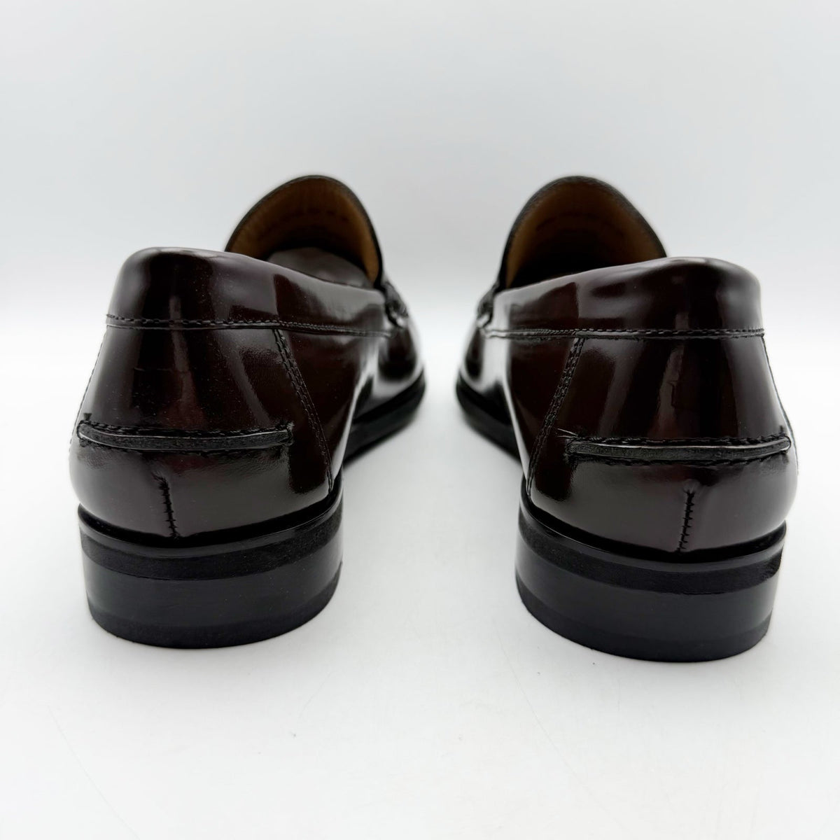 Florsheim Mens Berkley Flex Penny Loafer Size 11.5 Burgundy Brown Leather NWOB