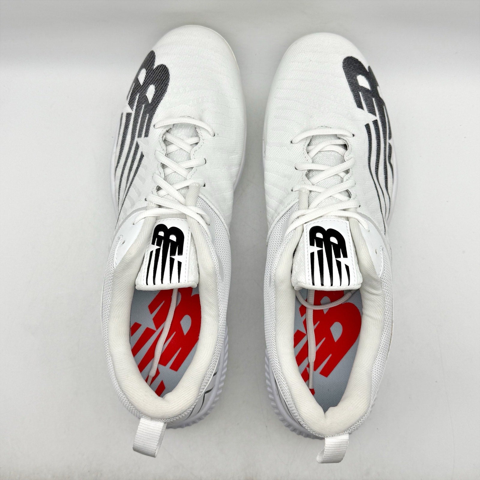 New Balance Mens Fuel Cell L4040v6 Low Metal Baseball Cleats US 13 D White NWOB