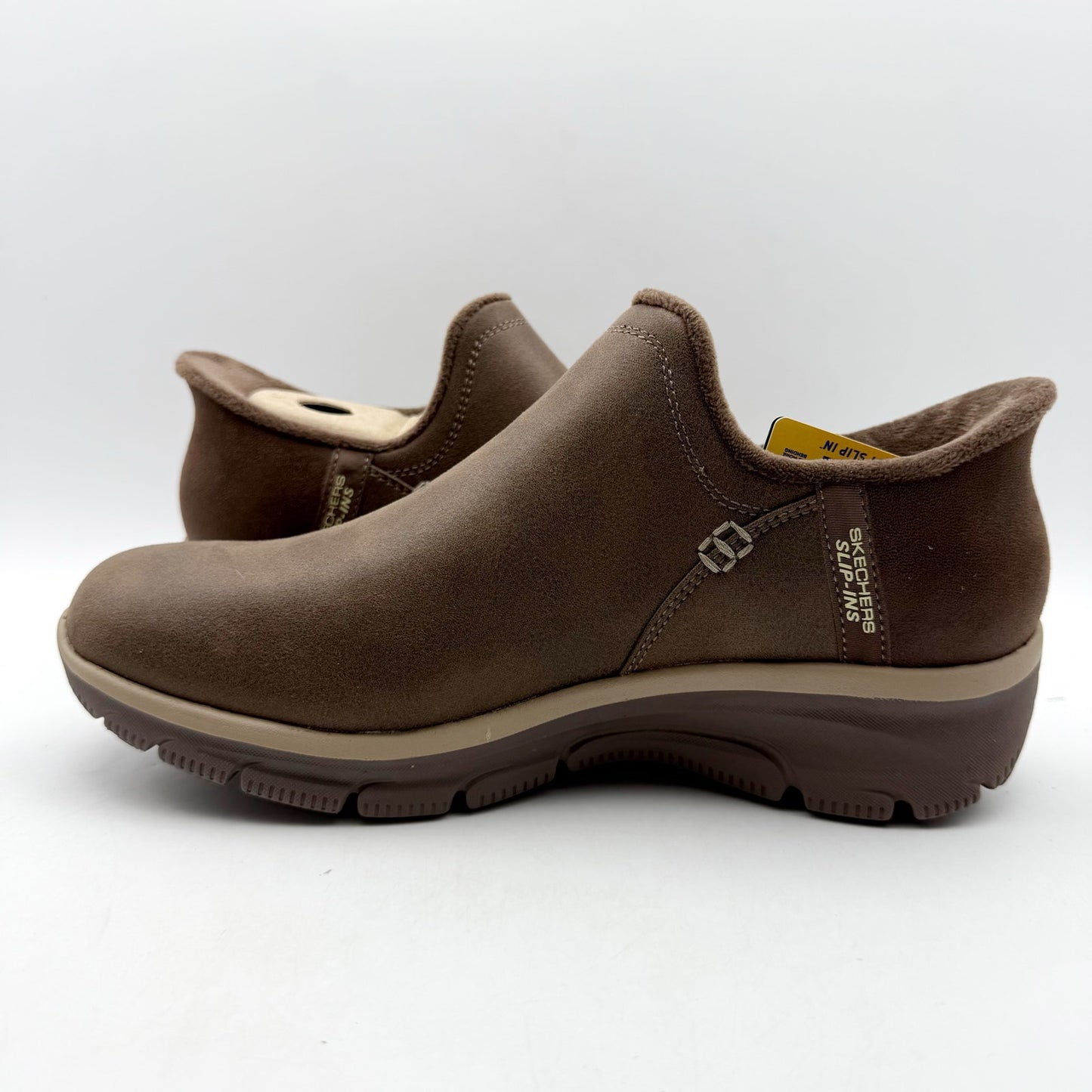 Skechers Womens Easy Going Modern Hour Slip On Shoes US 9 EU 39 Brown NIB