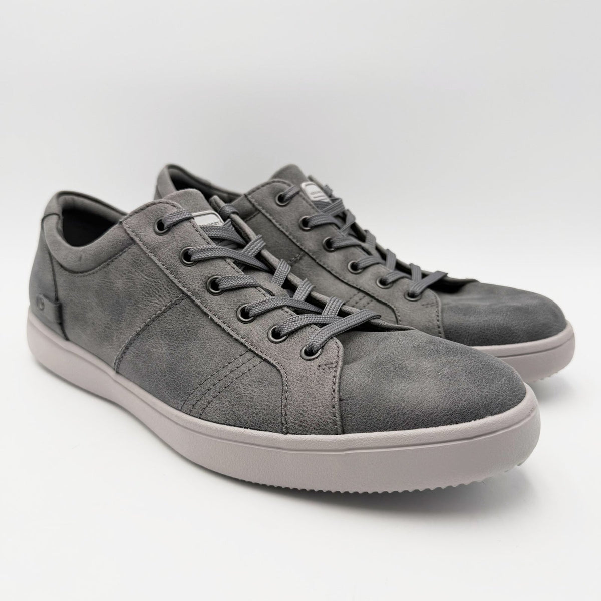 Rockport Mens Colle Tie Casual Sneakers Size 11 Wide EU 45 Grey NWOB