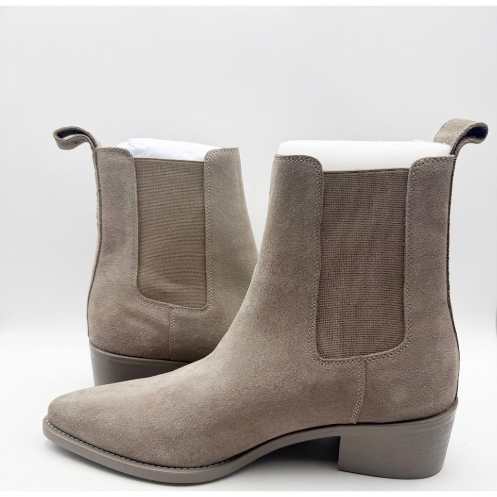 Saint Morta Men's Nomad Pointy Toe Chelsea Boot US 10 EU 44 Taupe Grey Suede NIB