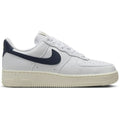 Nike Womens Air Force 1 07 Next Nature Sneakers Size 5.5 White Navy Blue NWT