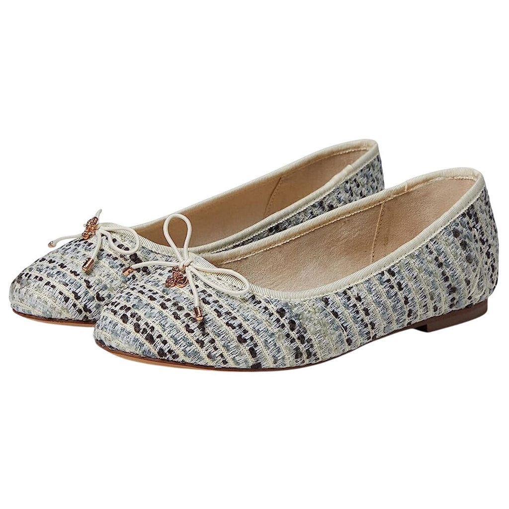 Sam Edelman Kids Felicia Ballet Flats US 3 M EU 35 Taupe Vegan Leather NIB