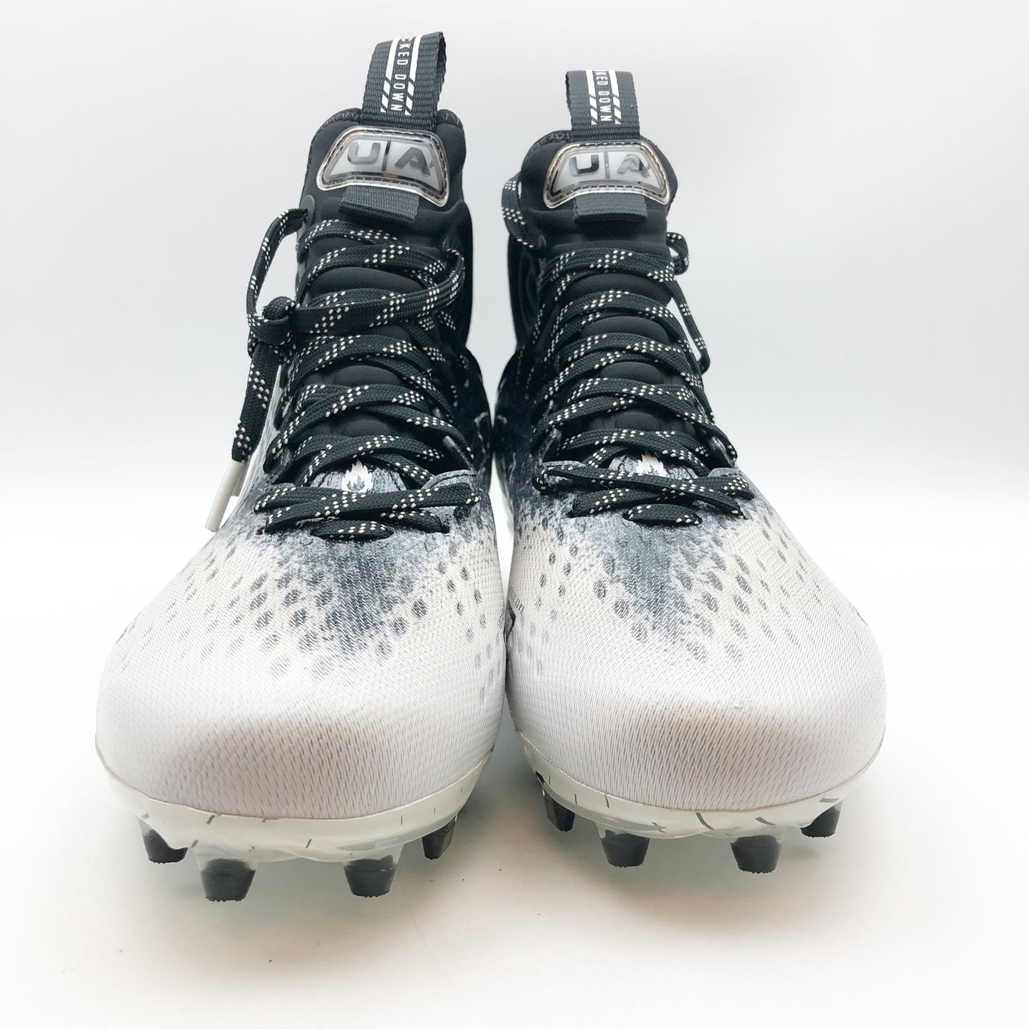 Under Armour Men's Spotlight Lux Mc 2.0 Football Cleats 8.5 Black White NWOB