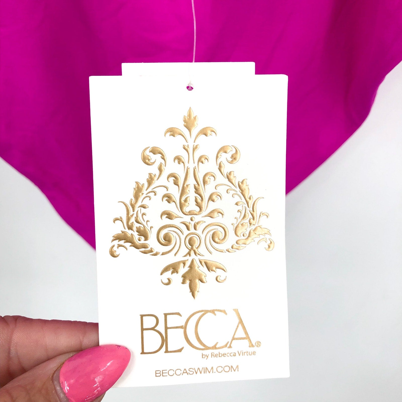 BECCA Women's Santorini One Piece Swimsuit Small Pink Flambe Cut Outs NWT