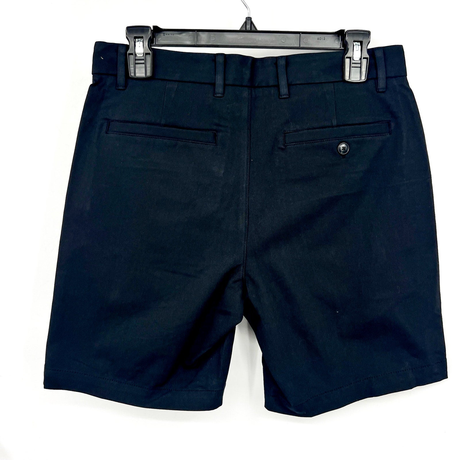 EVERLANE Men's The 7" Performance Chino Shorts Size 30 Black NWT