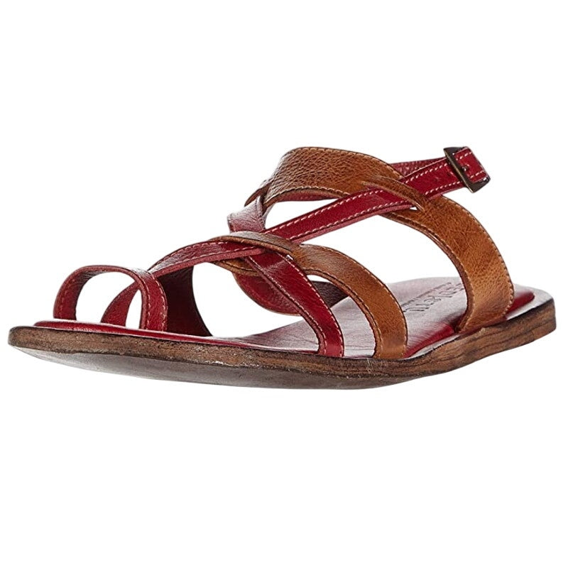 Bedstu Womens Manati II Sandal US 8 EU 38 Brown Red Leather NIB