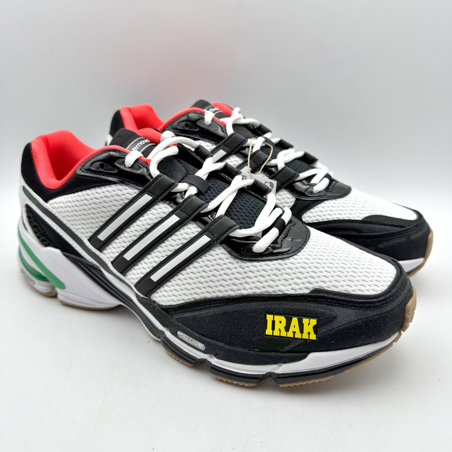 Adidas Mens x IRAK Supernova Cushion 7 Sneaker US 10 M White Black Athletic NWOB