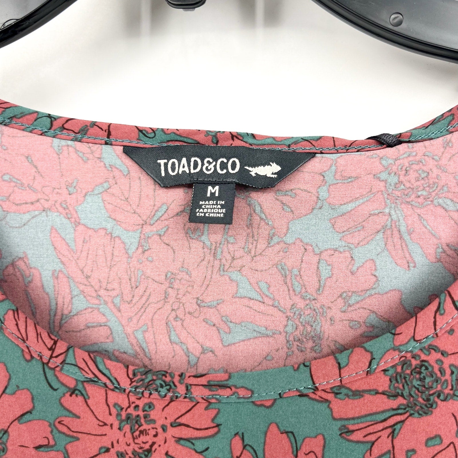 TOAD & CO Women's Sunkissed Maxi Dress Medium Pink Gray Sleeveless UPF NWT