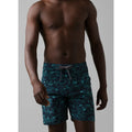 PRANA Men's Fenton Board Shorts Size 38 XL Bluefin Camo 9" Inseam UPF 50+ NWT