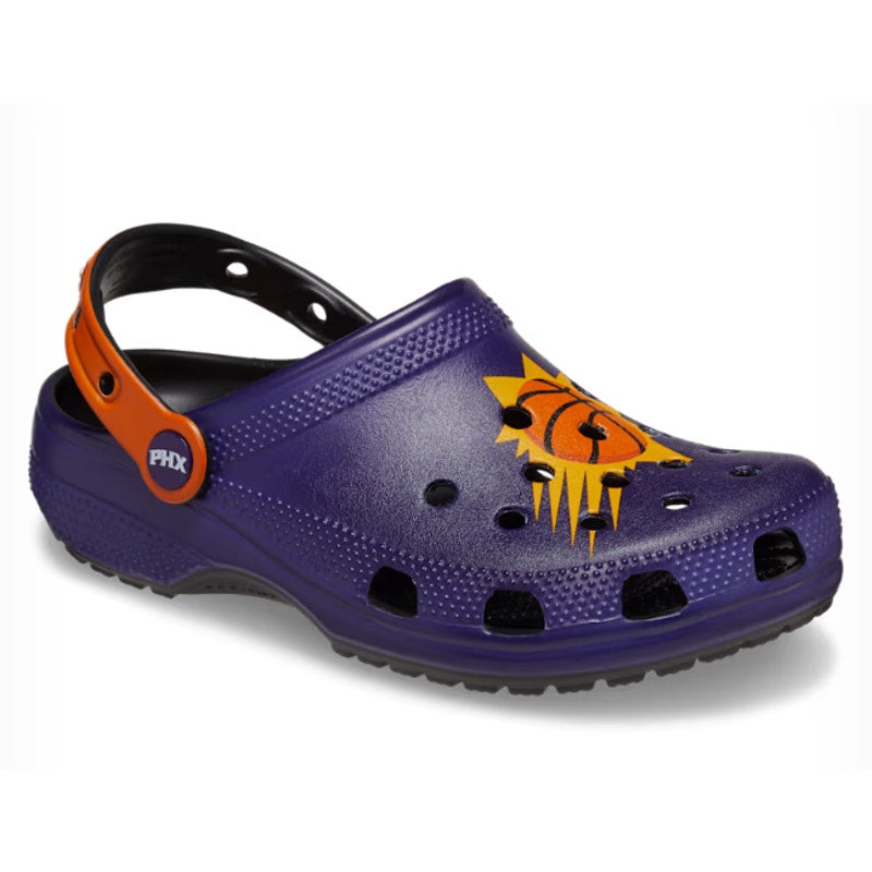Crocs Mens NBA Phoenix Suns Classic Clogs Size 11 Black Purple NWT