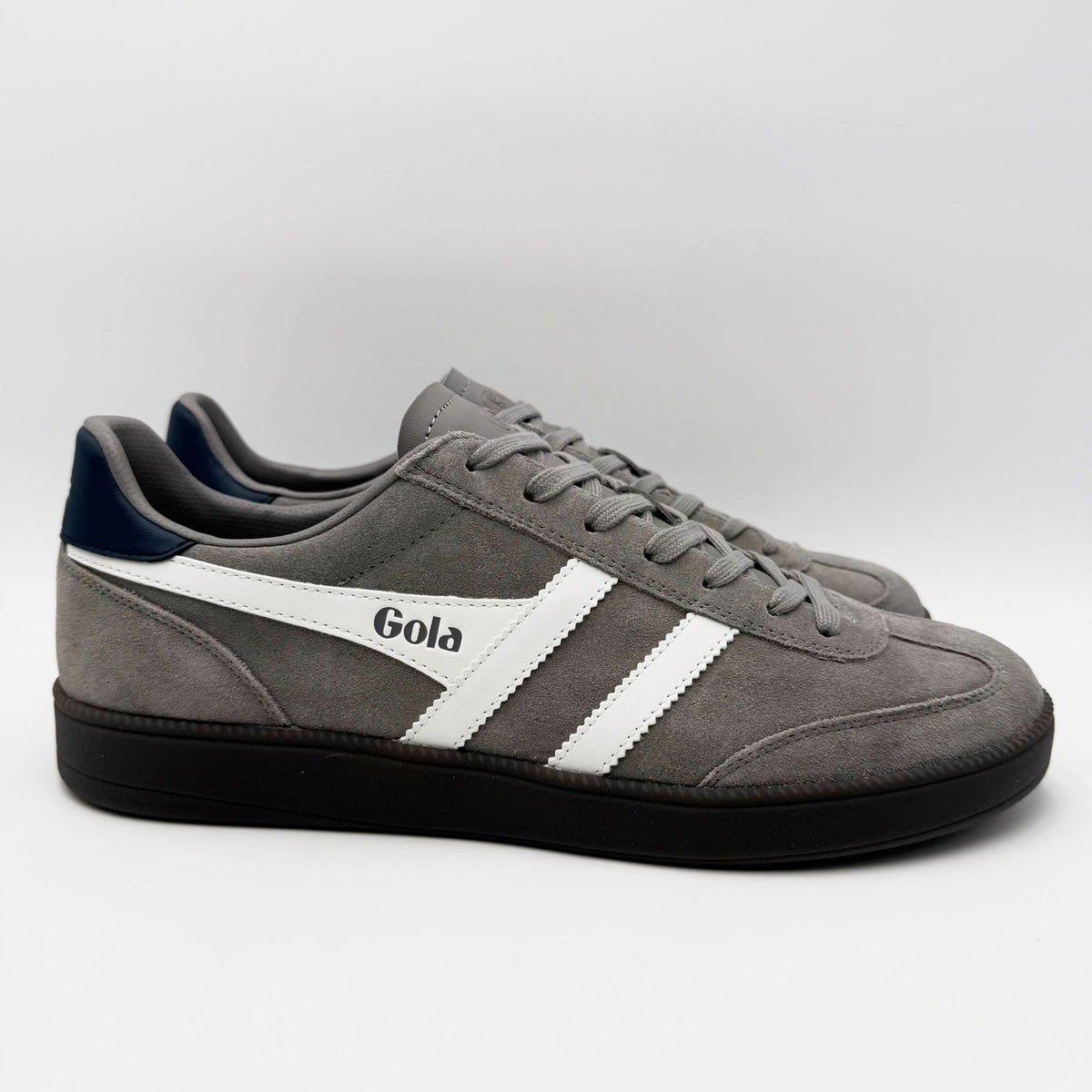Gola Mens Viper Casual Sneakers Size 11 EU 44 Grey White Suede NWOB