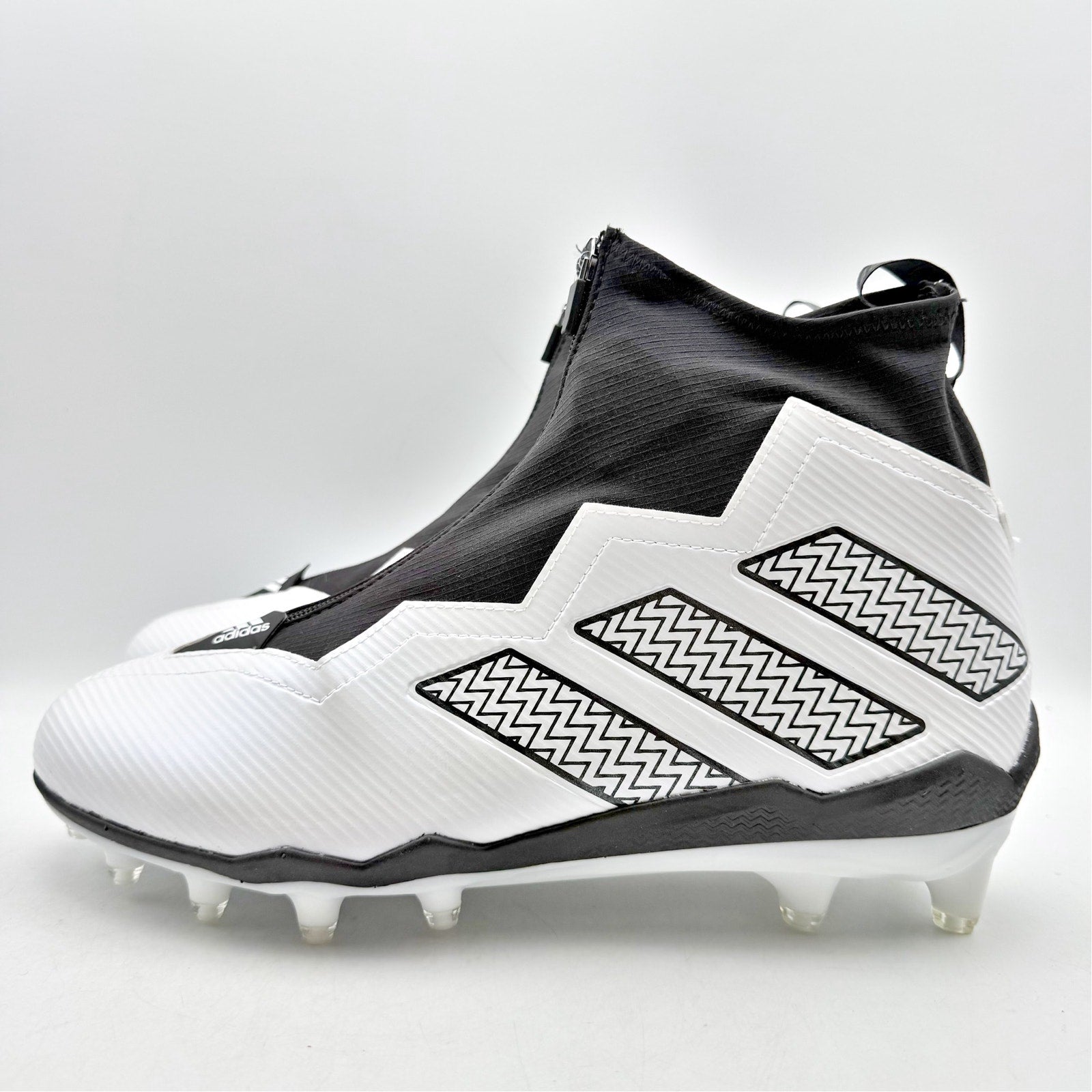 Adidas Mens Nasty Ultra 2.0 Football Cleats US 12 White Black Athletic NWOB