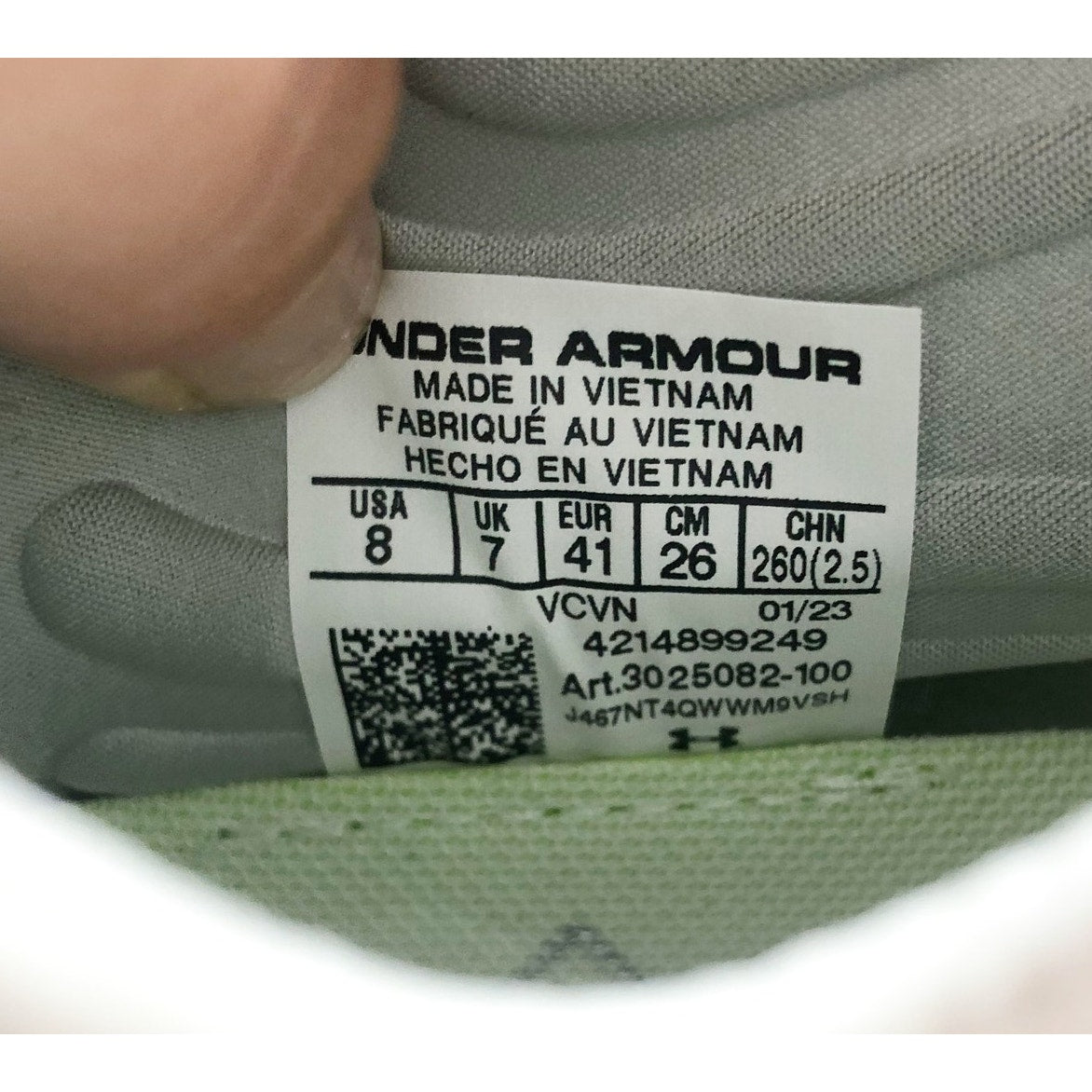 Under Armour  Mens Spotlight Lux MC 2.0 Football Cleats 8 White Silver NWOB