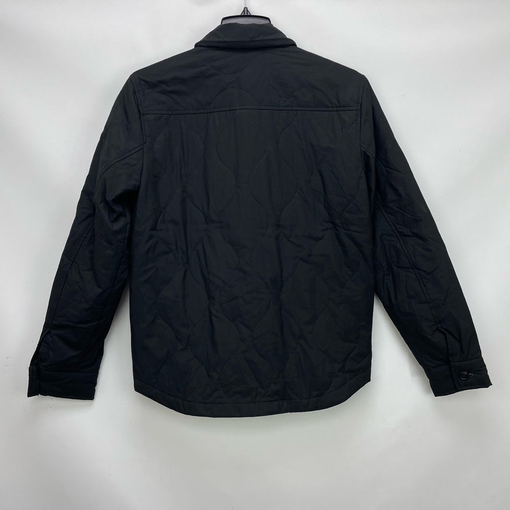 Everlane Mens ReNew Quilted Liner Shirt Jacket Small Black Shacket Cotton NWOT