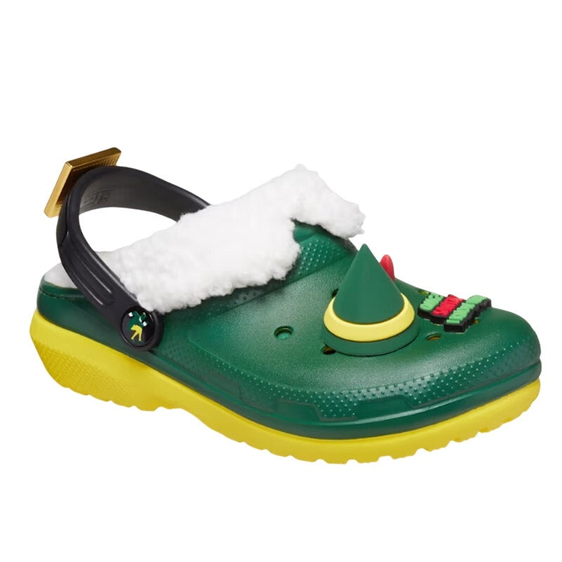 Crocs Unisex Kids Elf Classic Clogs Size 13 Festive Green NWT