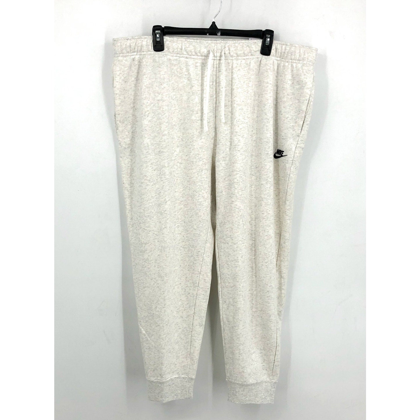 NIKE Womens Sportswear Club Fleece Joggers 1X Light Grey Mid-Rise Sweatpants NWT
