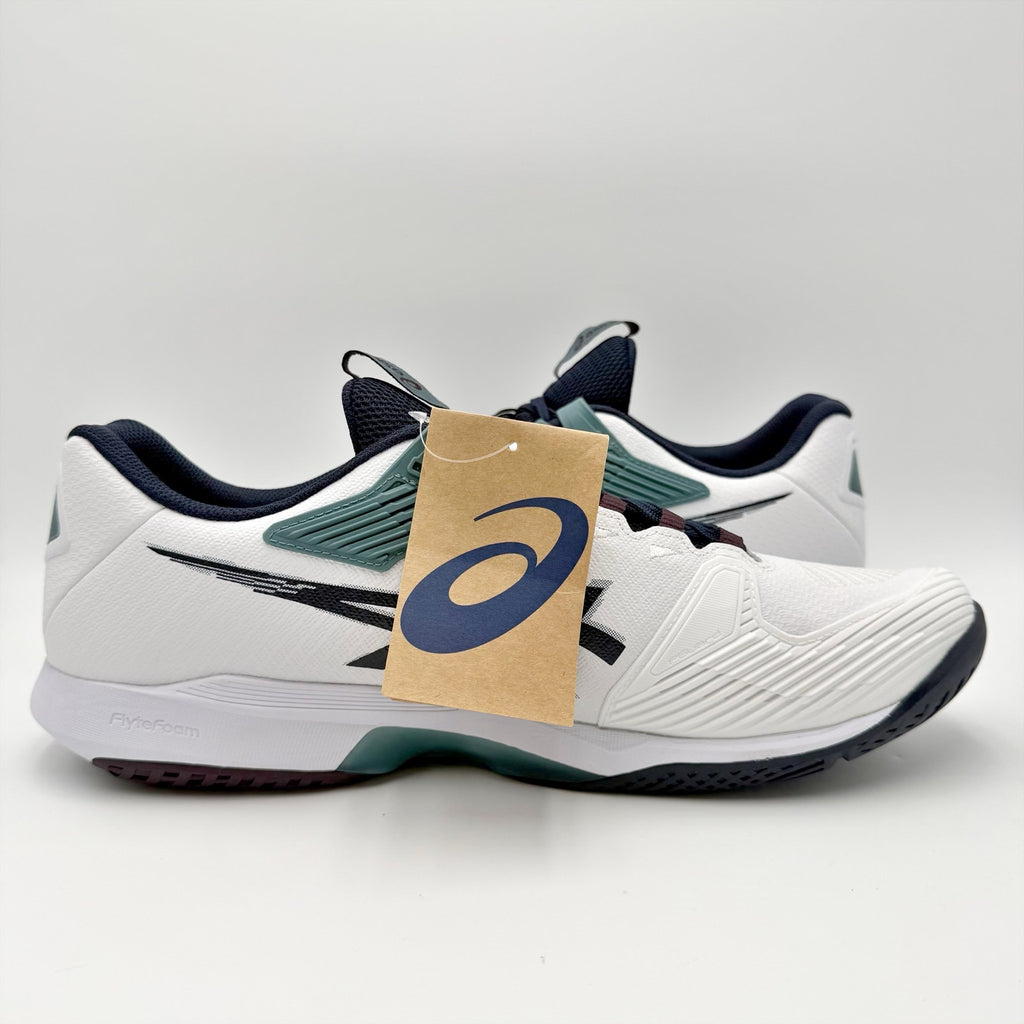 ASICS Mens Solution Speed FF 4 Athletic Court Shoe US 13 White Midnight Blue NIB